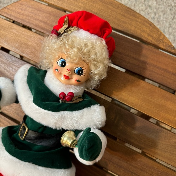 Vintage 1986 Brinn’s Christmas Doll / Lady Elf Doll/ Clown Doll - Picture 8 of 9